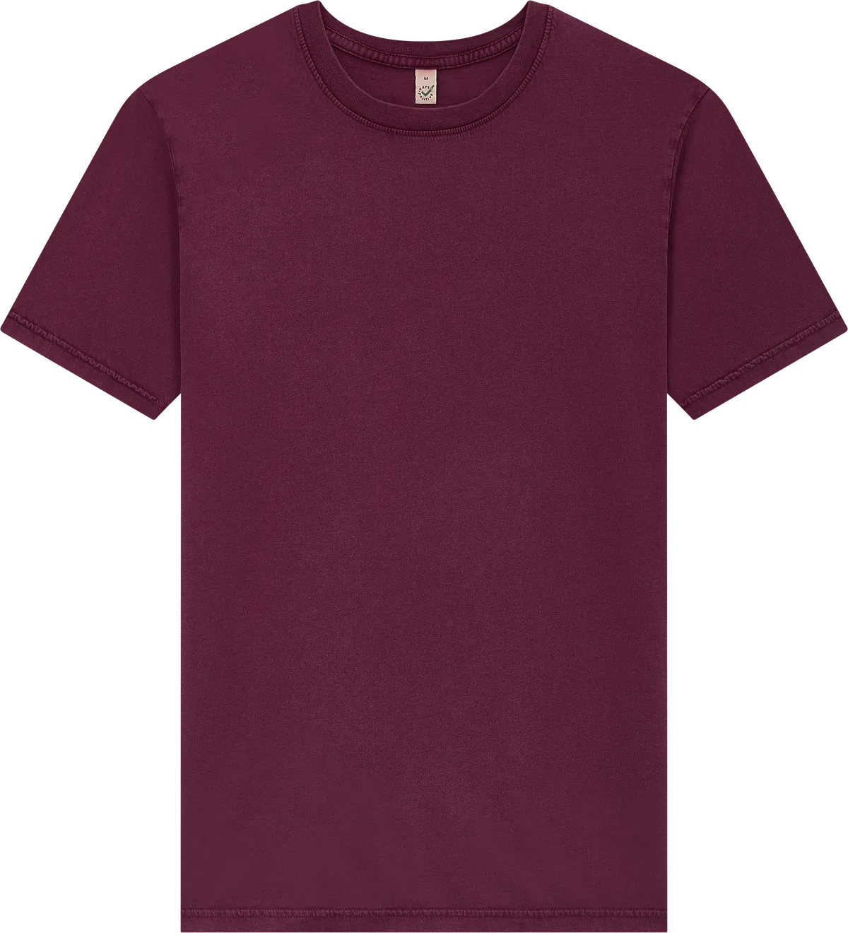 EP01-SBU5 - Earth Positive® Jersey T-shirt - Stone Washed Burgundy