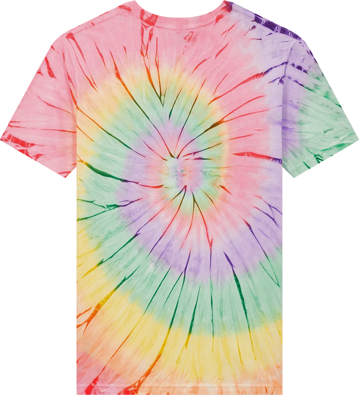 EP01-TD4 - Earth Positive® Jersey T-shirt - Tie Dye Rainbow