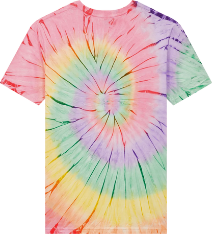 EP01-TD6 - Earth Positive® Jersey T-shirt - Tie Dye Rainbow