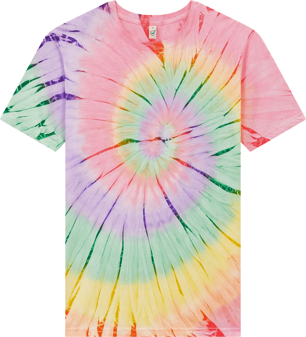 EP01-TD5 - Jersey T-shirt - Tie Dye Rainbow