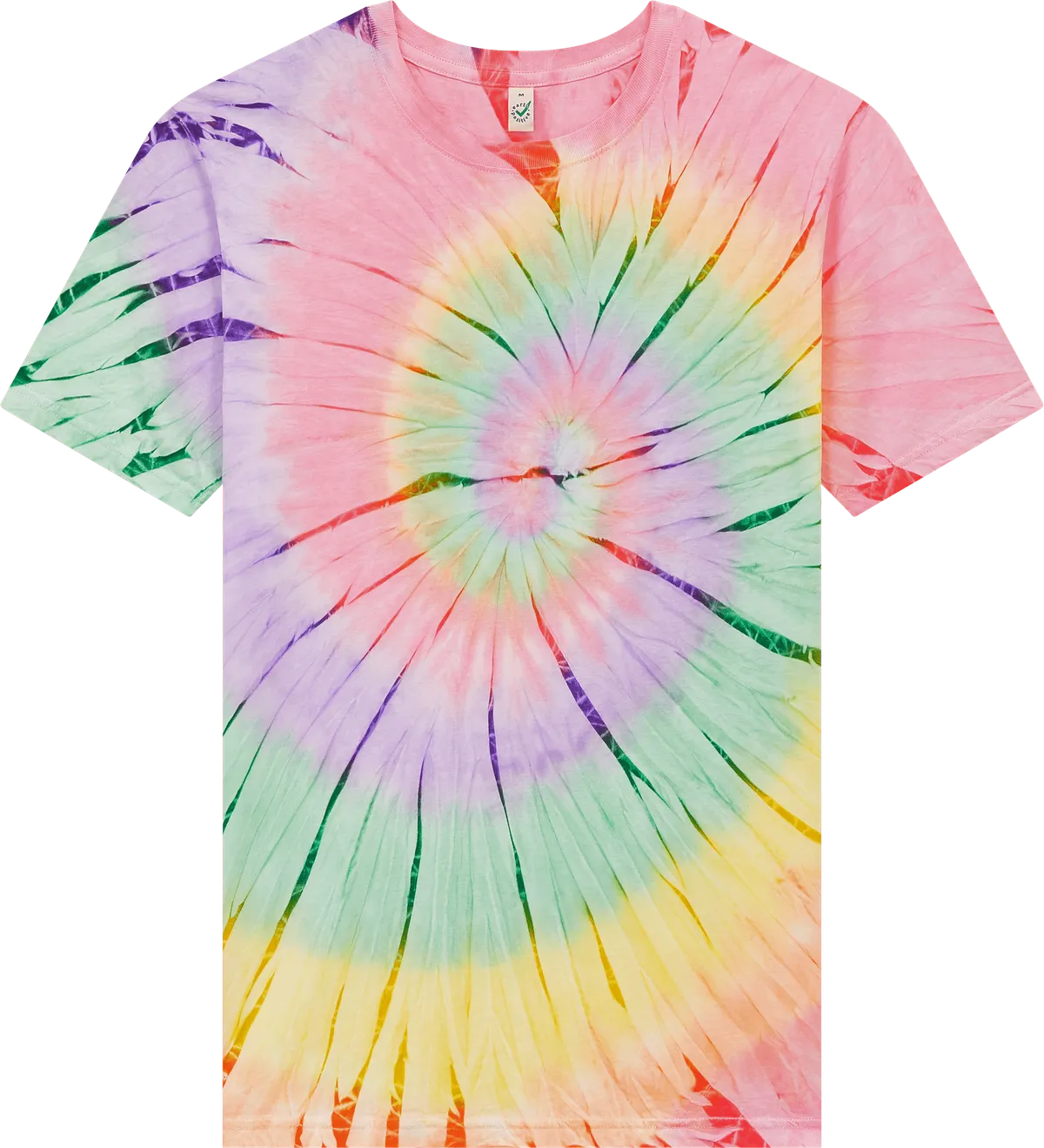 EP01-TD1 - Earth Positive® Jersey T-shirt - Tie Dye Rainbow