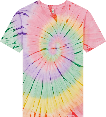 EP01-TD1 - Earth Positive® Jersey T-shirt - Tie Dye Rainbow