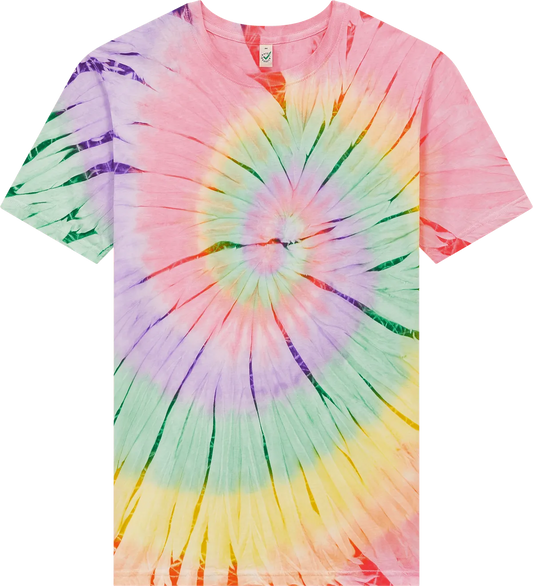 EP01-TD1 - Earth Positive® Jersey T-shirt - Tie Dye Rainbow