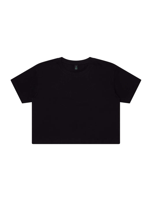 Earth Positive® Women's Premium Boxy T-shirt - Black - L