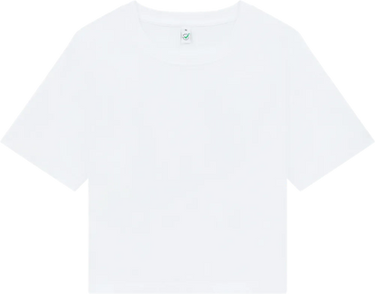 EP026-WH0 - Women's Premium Boxy T-shirt - White