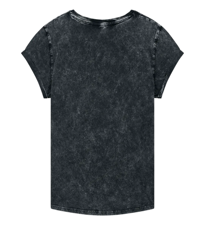 EP16-ABL4 - Women's Rolled Sleeve T-shirt - Acid Black