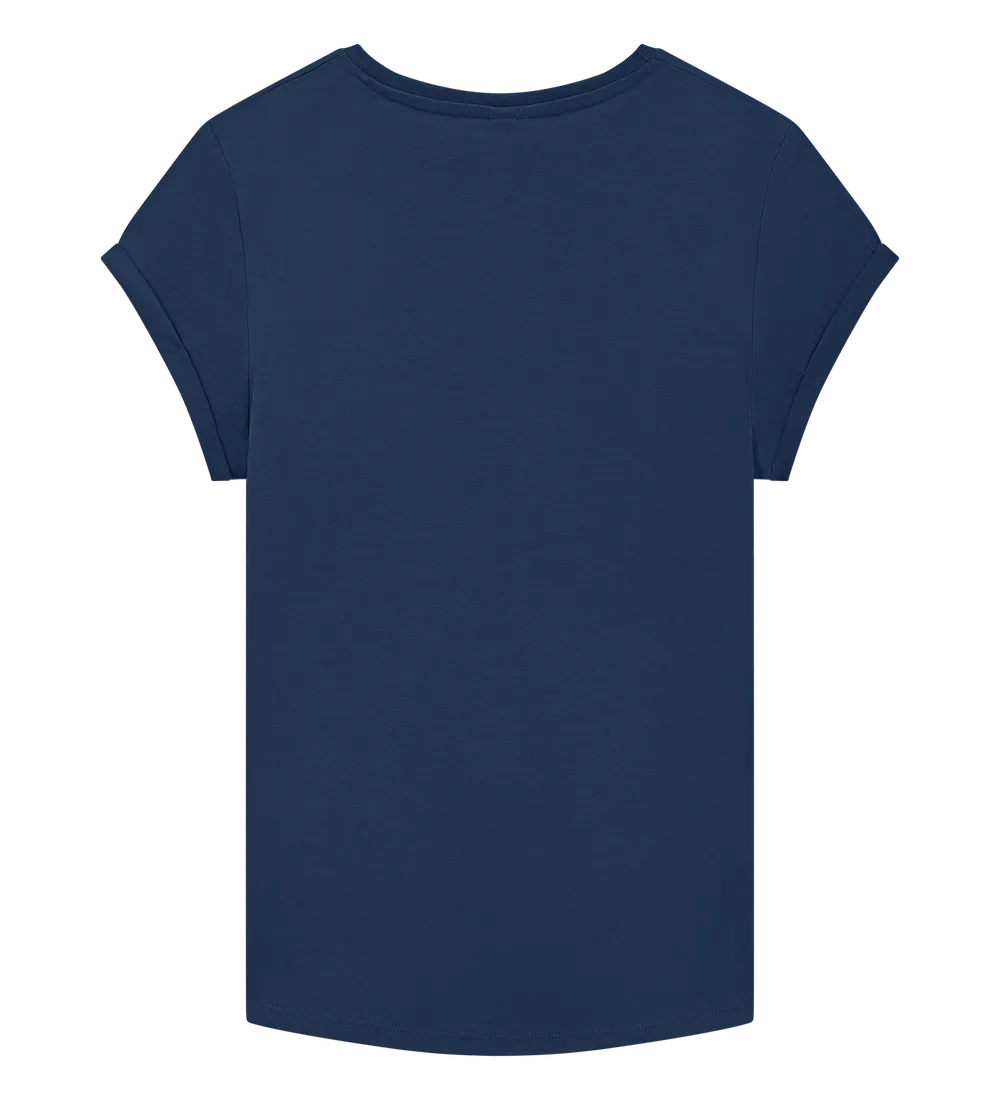 EP16-FRNA0 - Women's Rolled Sleeve T-shirt - French Navy