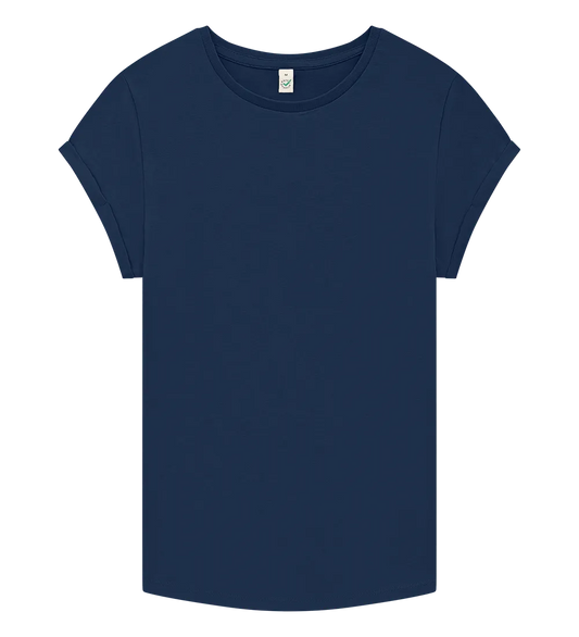 EP16-FRNA00 - Women's Rolled Sleeve T-shirt - French Navy