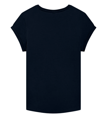 EP16-NA2 - Women's Rolled Sleeve T-shirt - Dark Navy