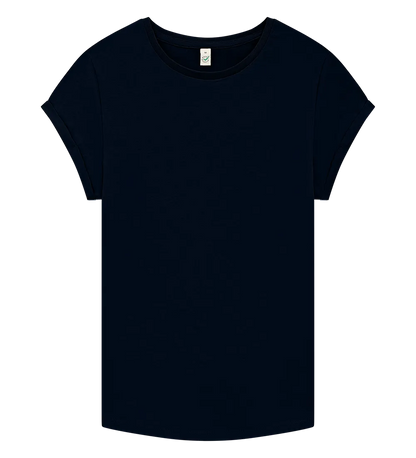 EP16-NA1 - Women's Rolled Sleeve T-shirt - Dark Navy