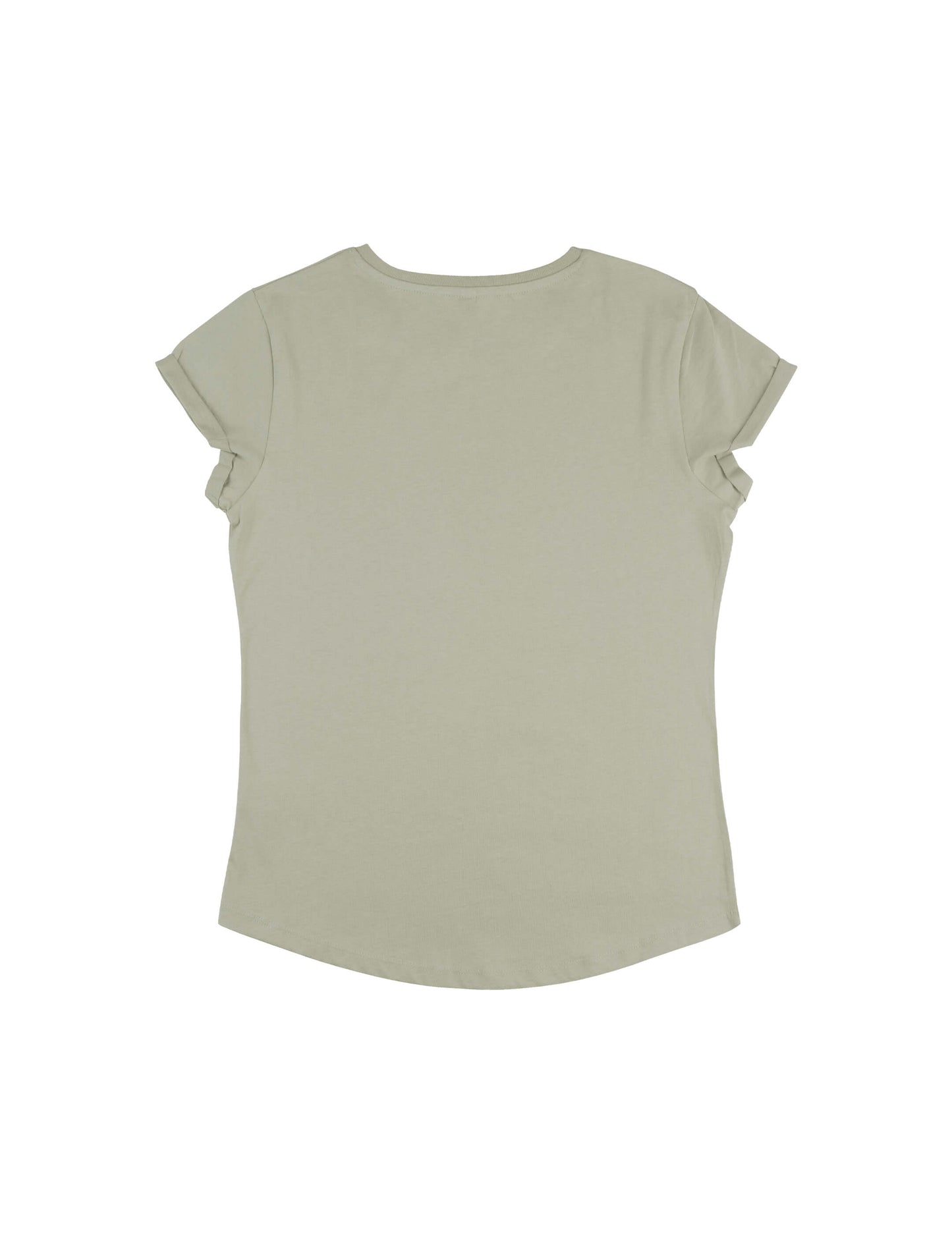 Earth Positive® Women's Rolled Sleeve T-shirt - Light Olive (Pistachio) - 2XL