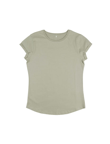 Earth Positive® Women's Rolled Sleeve T-shirt - Light Olive (Pistachio) - 2XL