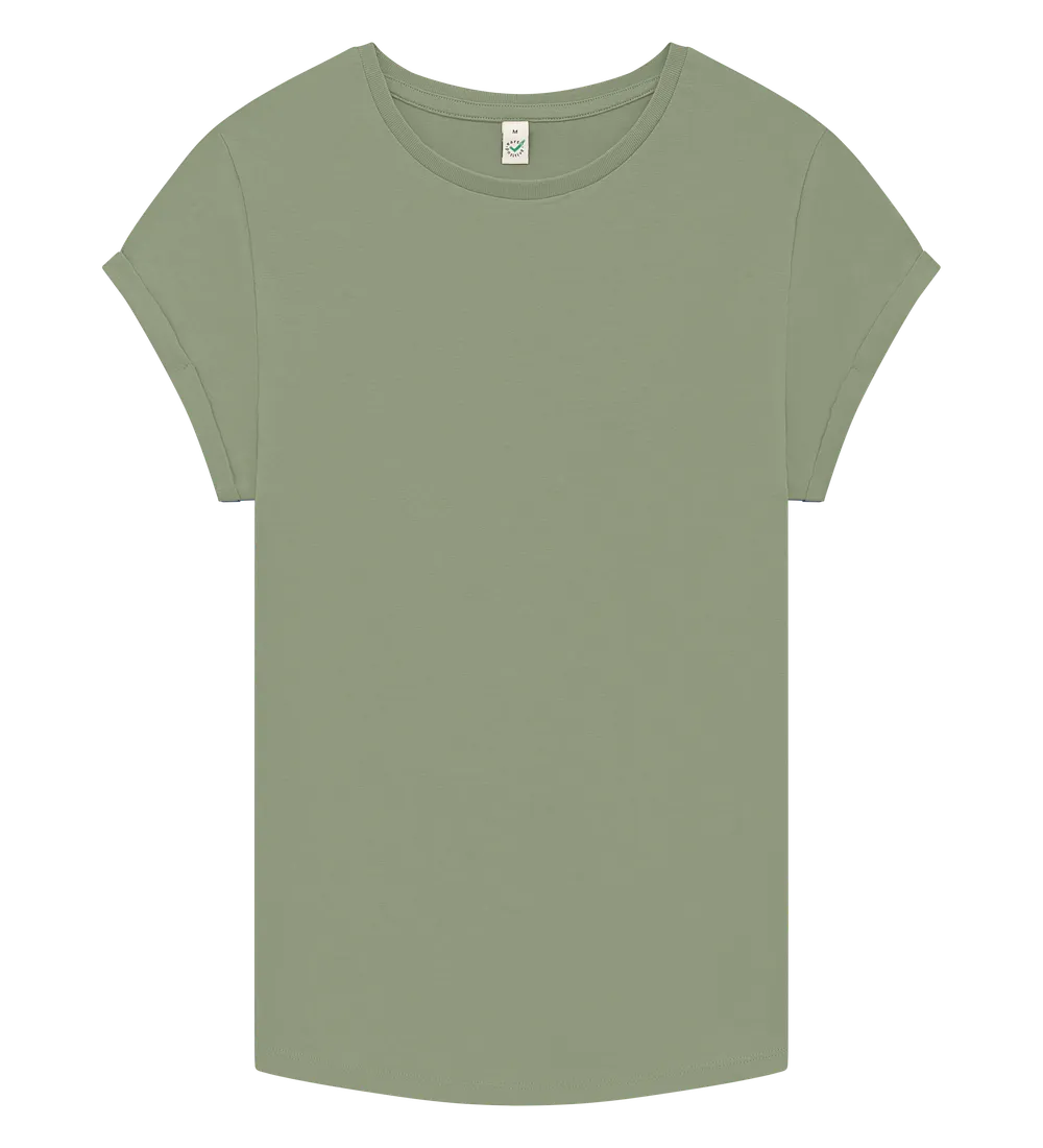 EP16-PGR5 - Women's Rolled Sleeve T-shirt - Light Olive