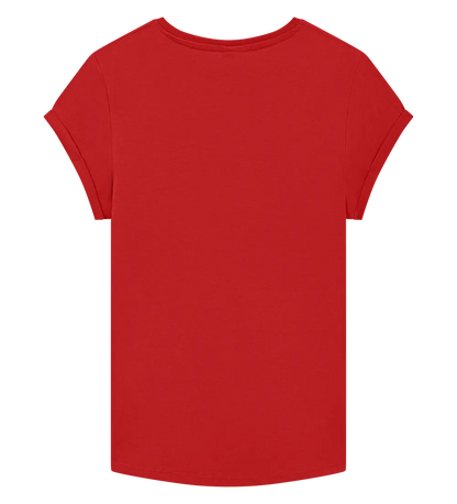EP16-RE3 - Women's Rolled Sleeve T-shirt - Red