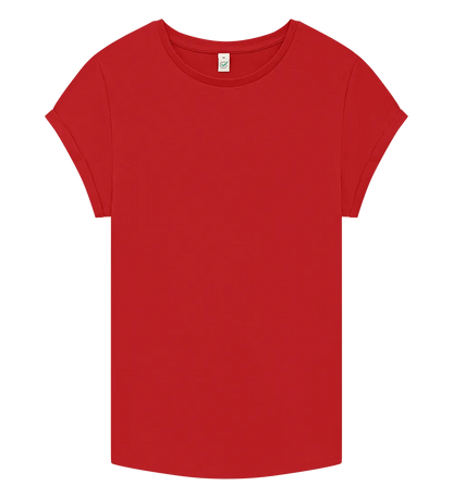 EP16-RE3 - Women's Rolled Sleeve T-shirt - Red