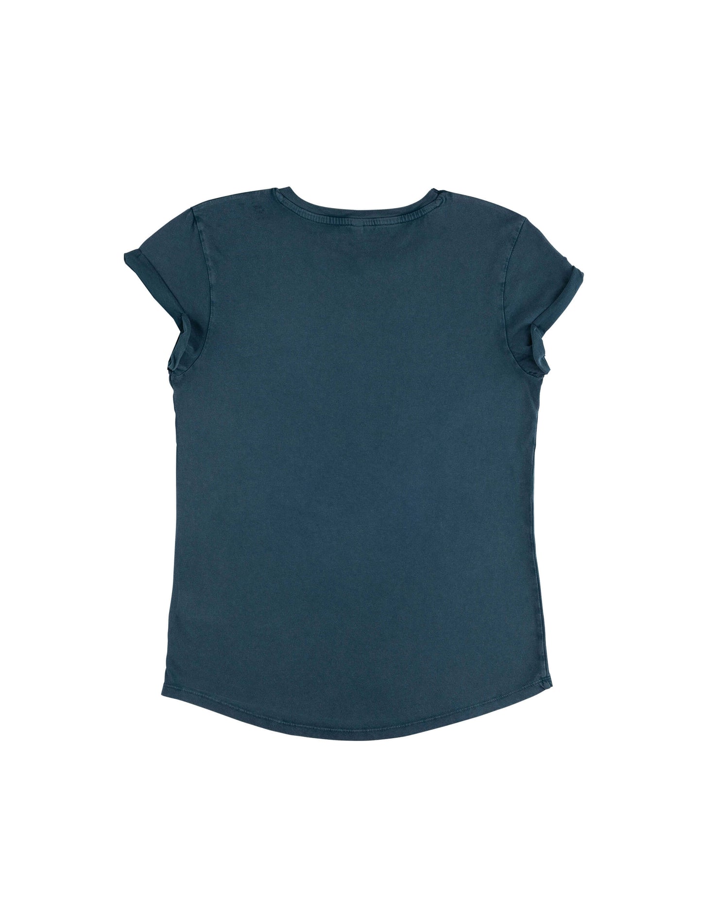Earth Positive® Women's Rolled Sleeve T-shirt - Stone Washed Denim - XS