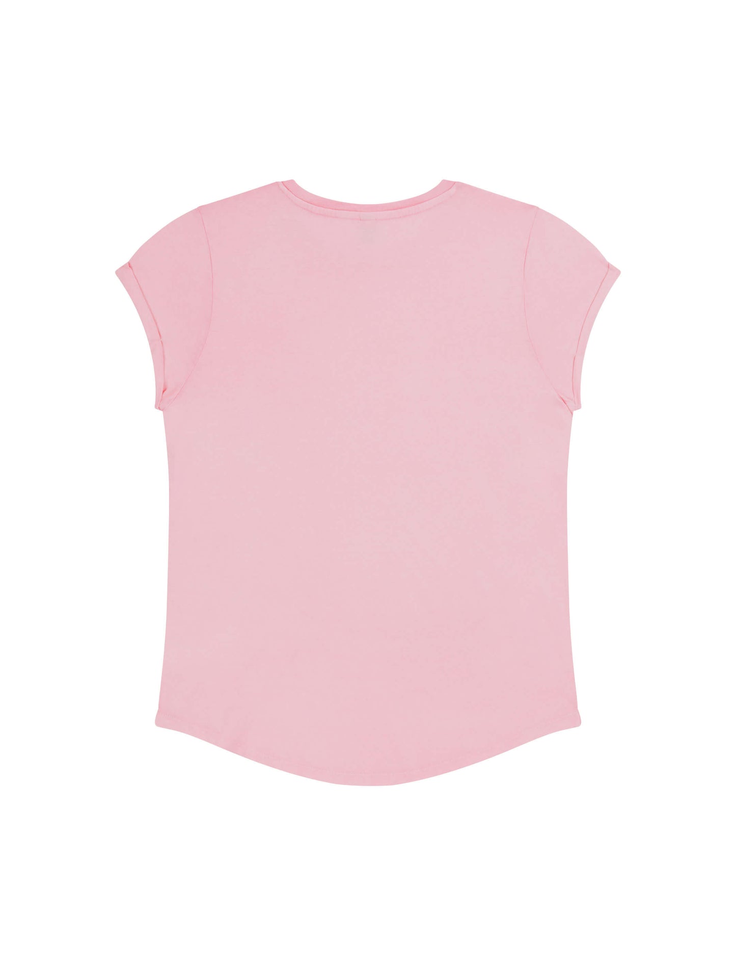 Earth Positive® Women's Rolled Sleeve T-shirt - Stone Washed Pink - L