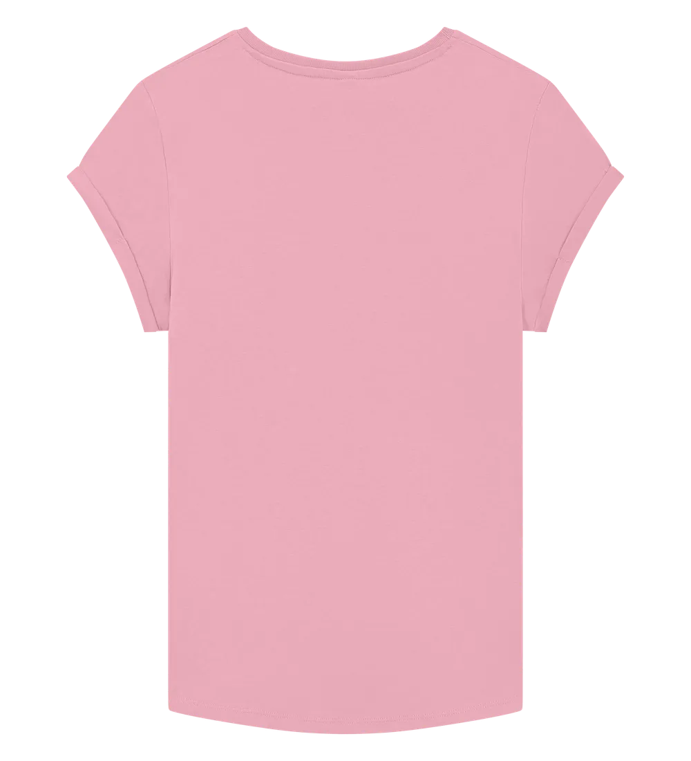 EP16-SPK4 - Women's Rolled Sleeve T-shirt - Stone Washed Pink