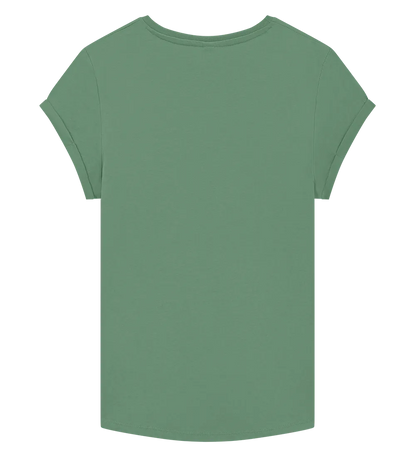 EP16-SSAG5 - Women's Rolled Sleeve T-shirt - Stone Washed Sage Green