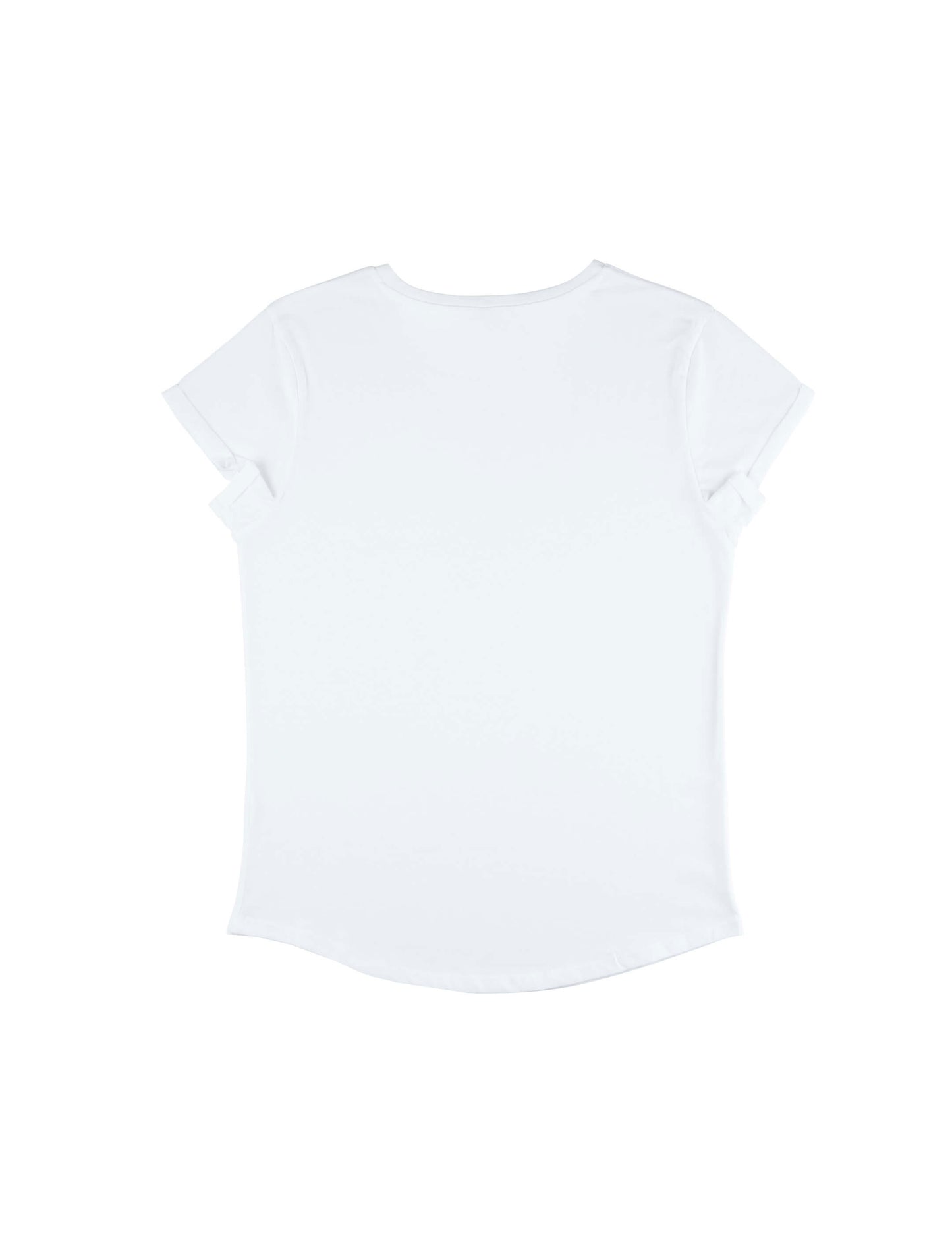 Earth Positive® Women's Rolled Sleeve T-shirt - White - L
