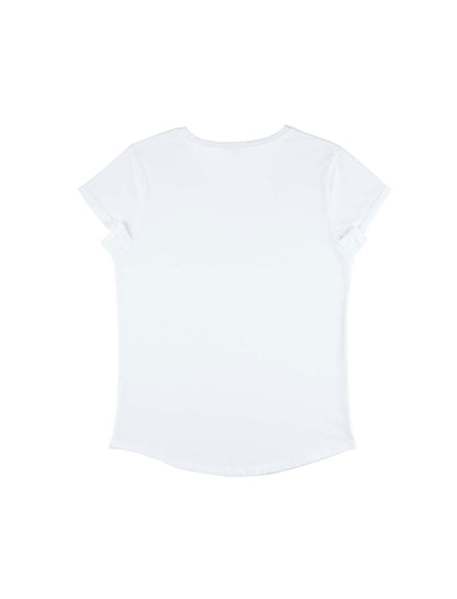 Earth Positive® Women's Rolled Sleeve T-shirt - White - L