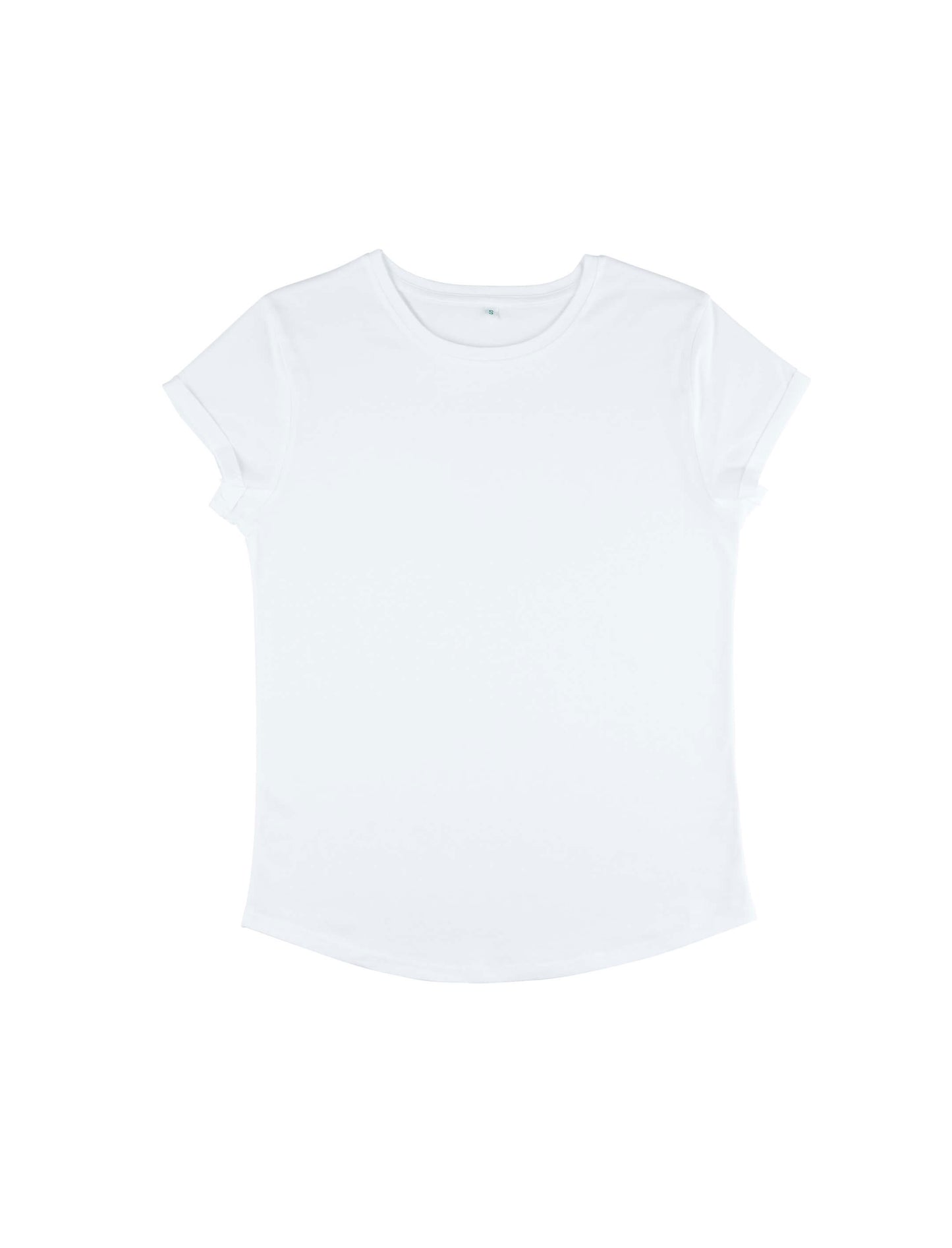 Earth Positive® Women's Rolled Sleeve T-shirt - White - L