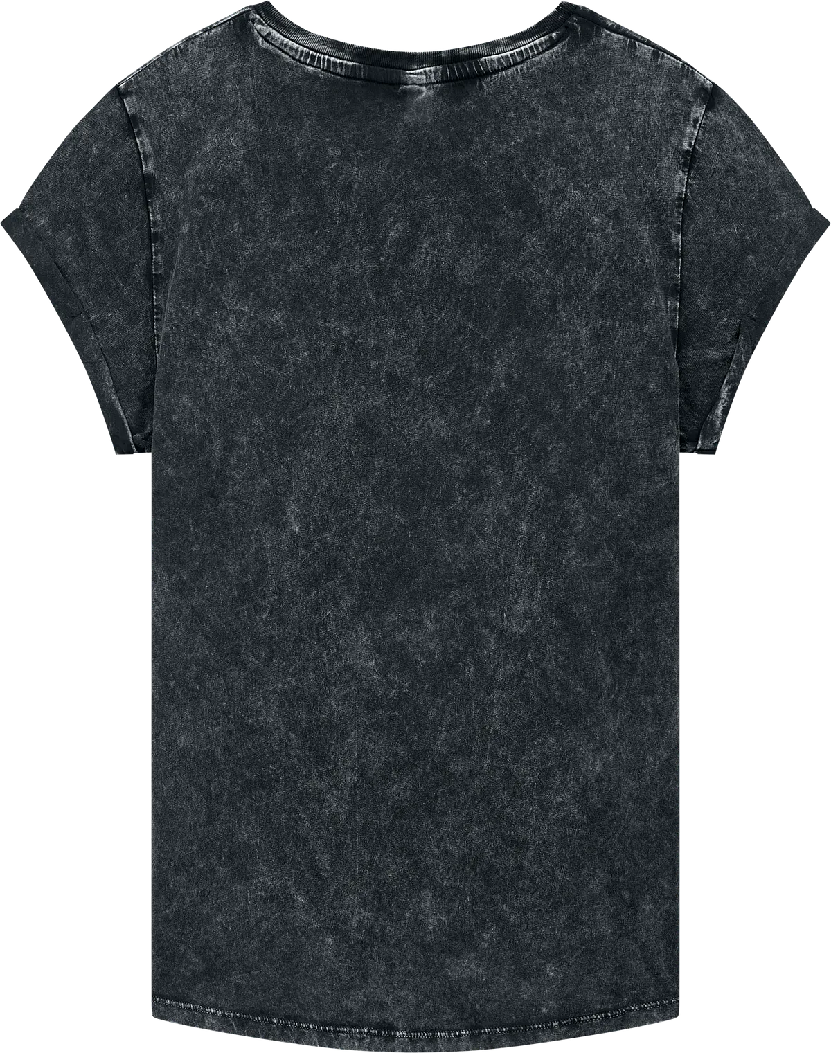 EP16-ABL2 - Earth Positive® Women's Rolled Sleeve T-shirt - Acid Black