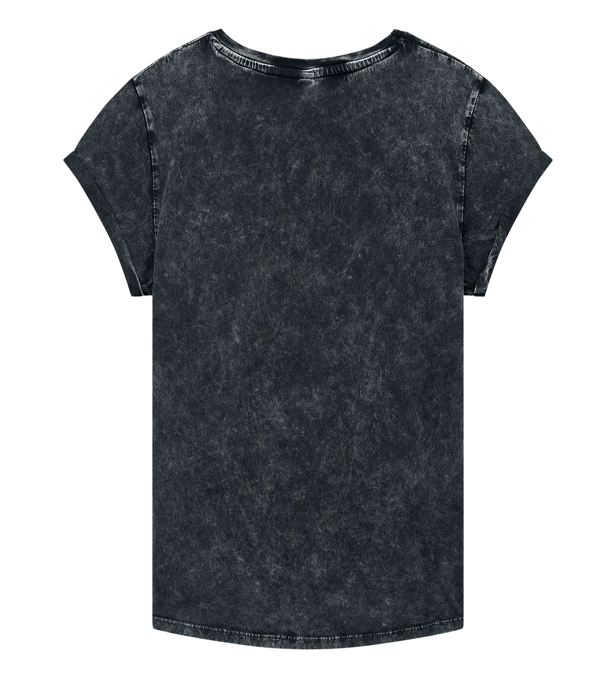 EP16-ABL4 - Women's Rolled Sleeve T-shirt - Acid Black