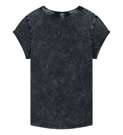 EP16-ABL5 - Women's Rolled Sleeve T-shirt - Acid Black