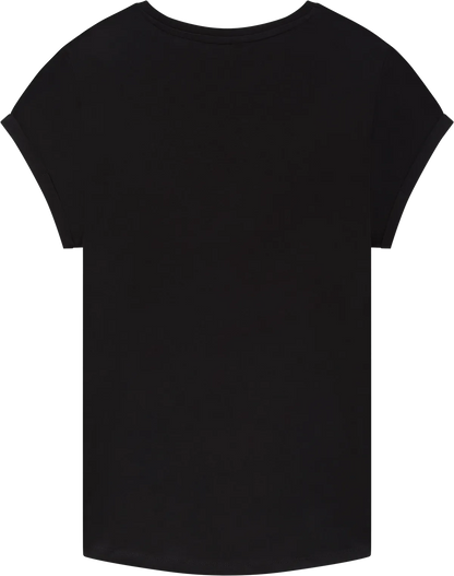 EP16-BL5 - Earth Positive® Women's Rolled Sleeve T-shirt - Black