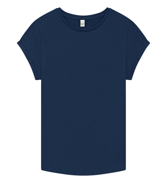 EP16-FRNA0 - Women's Rolled Sleeve T-shirt - French Navy