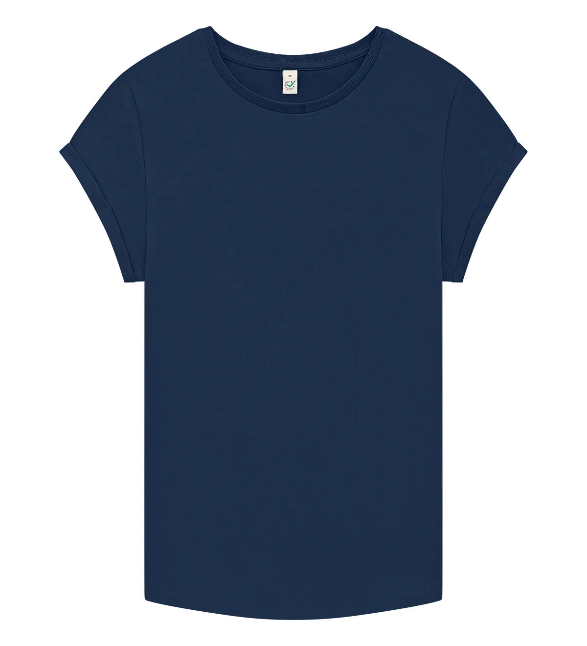 EP16-FRNA4 - Women's Rolled Sleeve T-shirt - French Navy