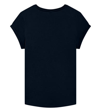 EP16-NA3 - Women's Rolled Sleeve T-shirt - Dark Navy