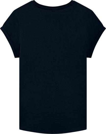 EP16-NA2 - Earth Positive® Women's Rolled Sleeve T-shirt - Dark Navy