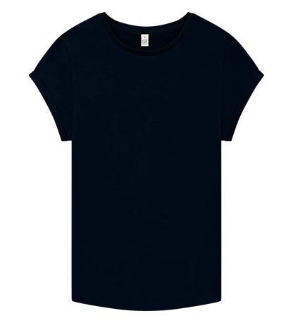 EP16-NA2 - Women's Rolled Sleeve T-shirt - Dark Navy
