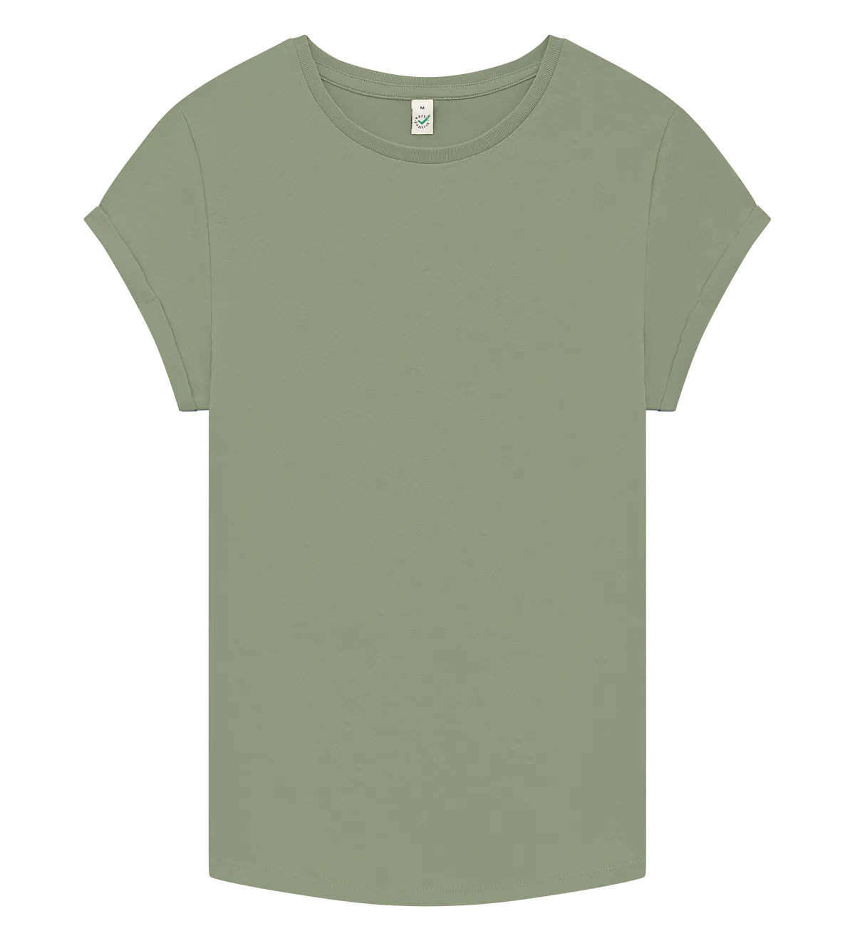 EP16-PGR4 - Women's Rolled Sleeve T-shirt - Light Olive