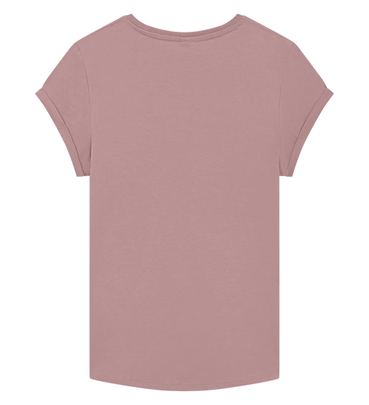 EP16-PR5 - Women's Rolled Sleeve T-shirt - Miami Pink