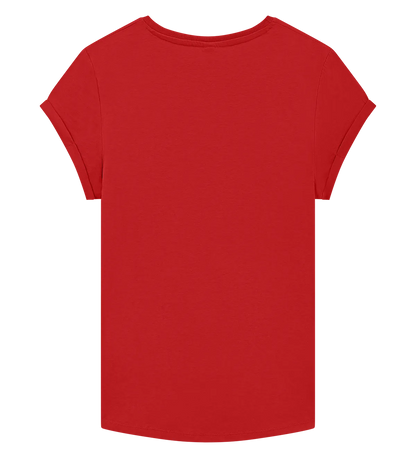 EP16-RE0 - Women's Rolled Sleeve T-shirt - Red