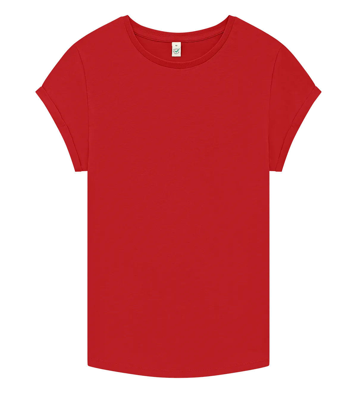 EP16-RE4 - Women's Rolled Sleeve T-shirt - Red