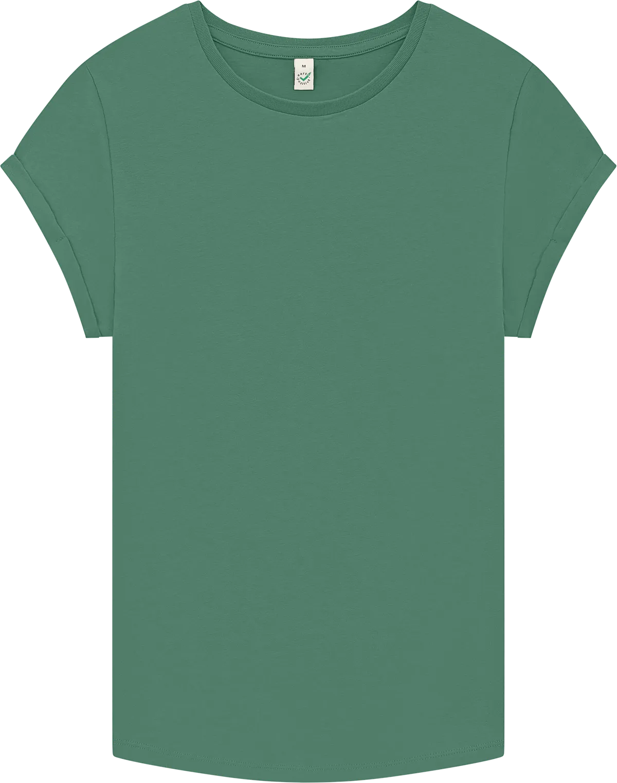 EP16-SAG2 - Earth Positive® Women's Rolled Sleeve T-shirt - Sage Green