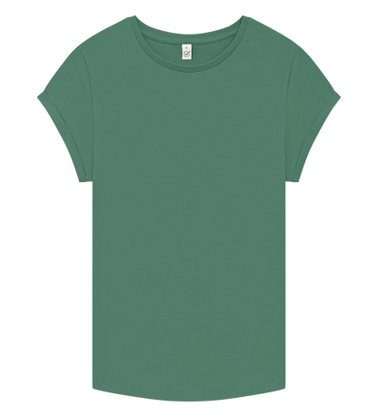 EP16-SAG1 - Women's Rolled Sleeve T-shirt - Sage Green