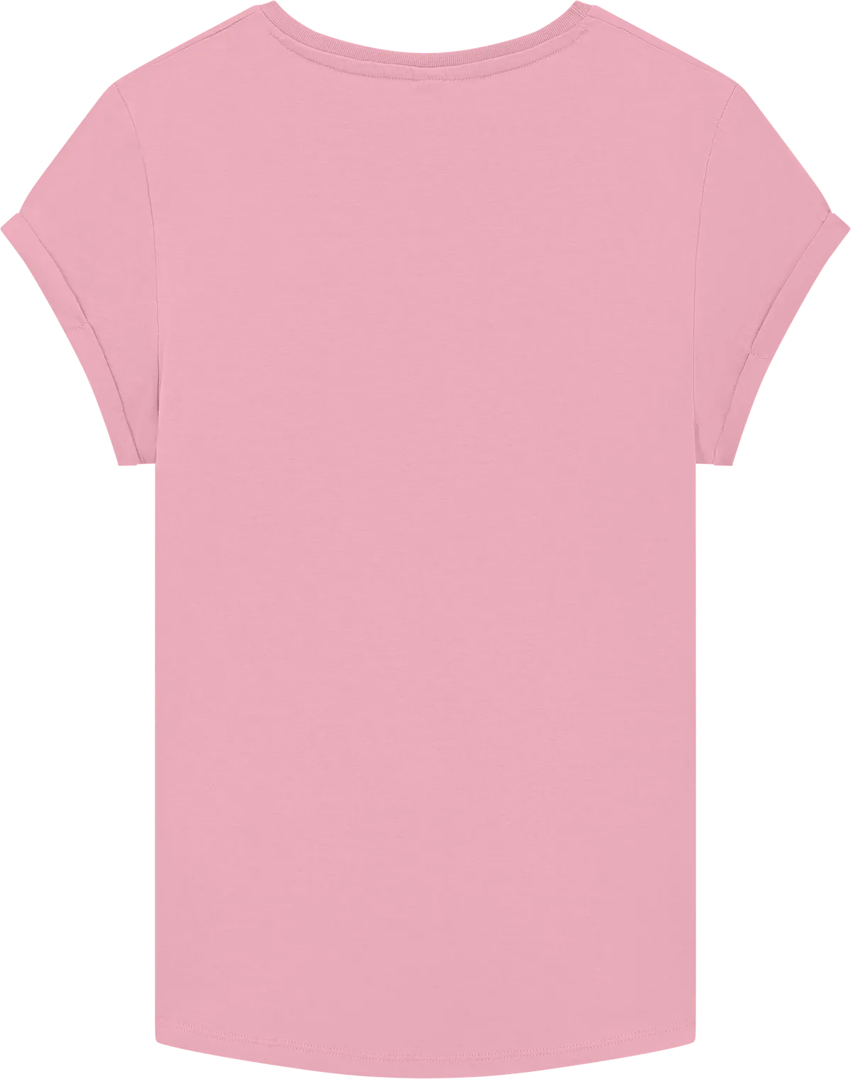 EP16-SPK4 - Earth Positive® Women's Rolled Sleeve T-shirt - Stone Washed Pink