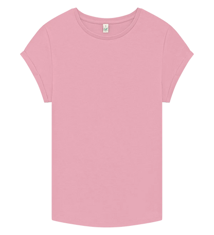 EP16-SPK5 - Women's Rolled Sleeve T-shirt - Stone Washed Pink