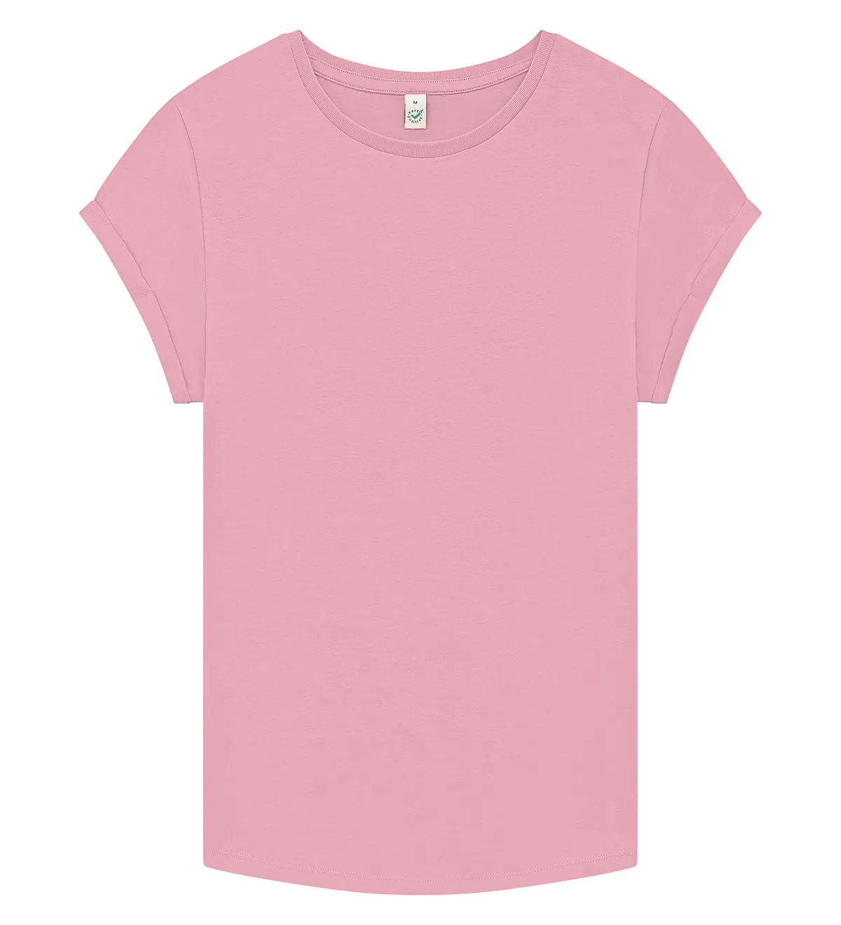 EP16-SPK2 - Women's Rolled Sleeve T-shirt - Stone Washed Pink