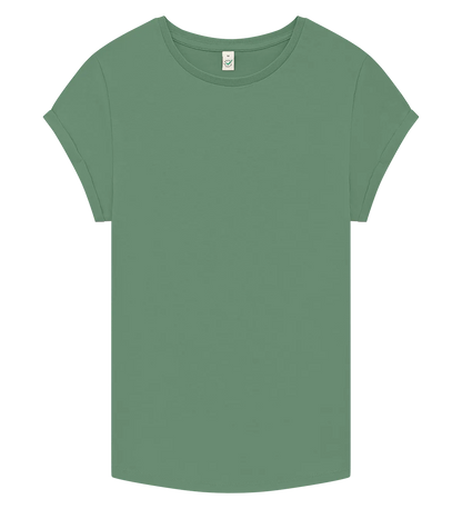 EP16-SSAG5 - Women's Rolled Sleeve T-shirt - Stone Washed Sage Green