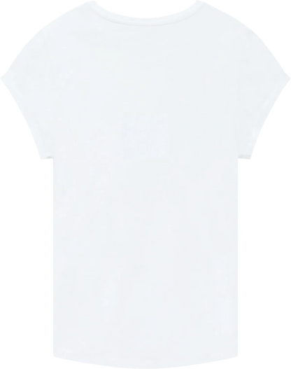 EP16-WH1 - Earth Positive® Women's Rolled Sleeve T-shirt - White
