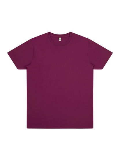 Earth Positive® Premium Jersey T-shirt - Faded Burgundy - M