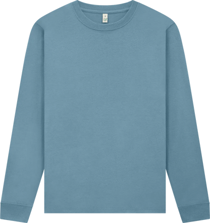 EP185L-BD2 - Premium Long Sleeve T-shirt - Blue Dusk