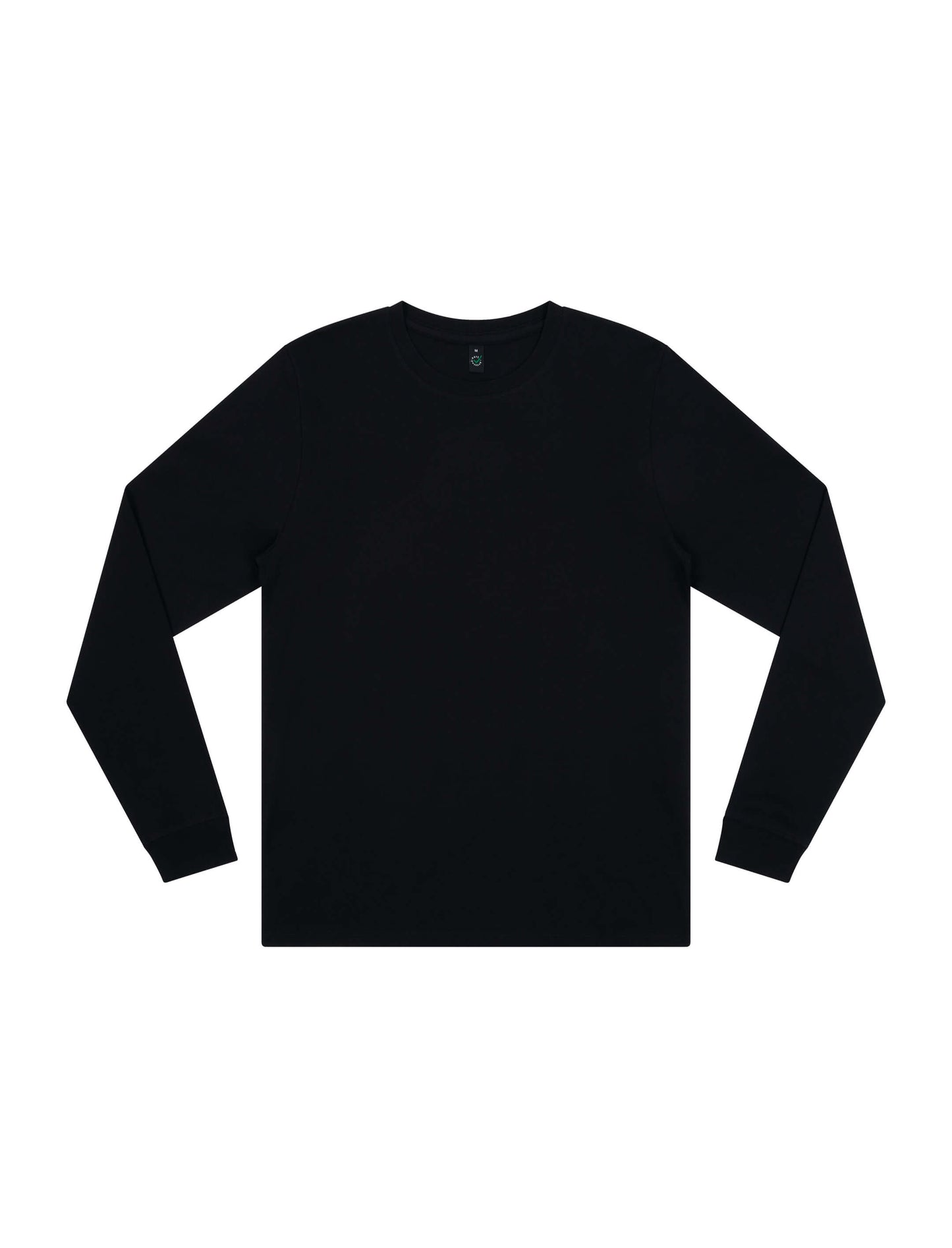 Earth Positive® Premium Long Sleeve T-shirt - Black - M