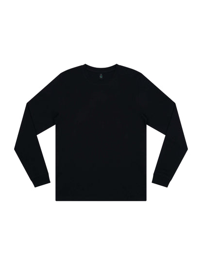 Earth Positive® Premium Long Sleeve T-shirt - Black - M